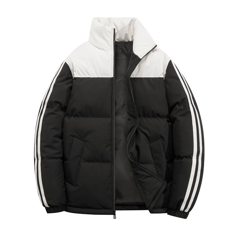 Winter Couple Cotton-padded Men's Jacket Korean Version Loose Stand-up Collar Thickened Bread Clothes Trendy Youth Casual Cotton-padded Jacket