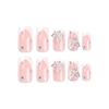 Long Square False Nails White Edge Nail Tips Fashion Press On Nails  DIY