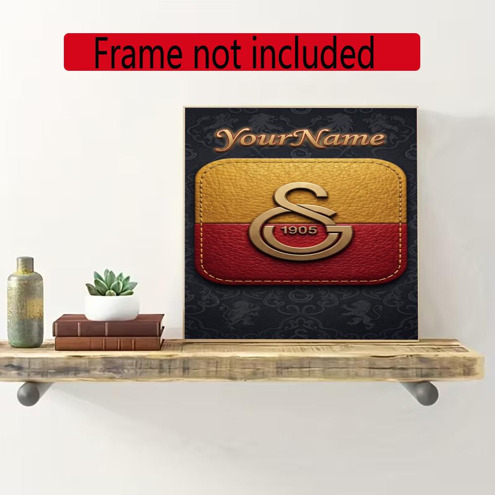 Galatasaray Personalized Name Diamond Paintings Mosaic Wall Round Diamond Art Painting Kits Embroidery Crystal Accessories Frameless