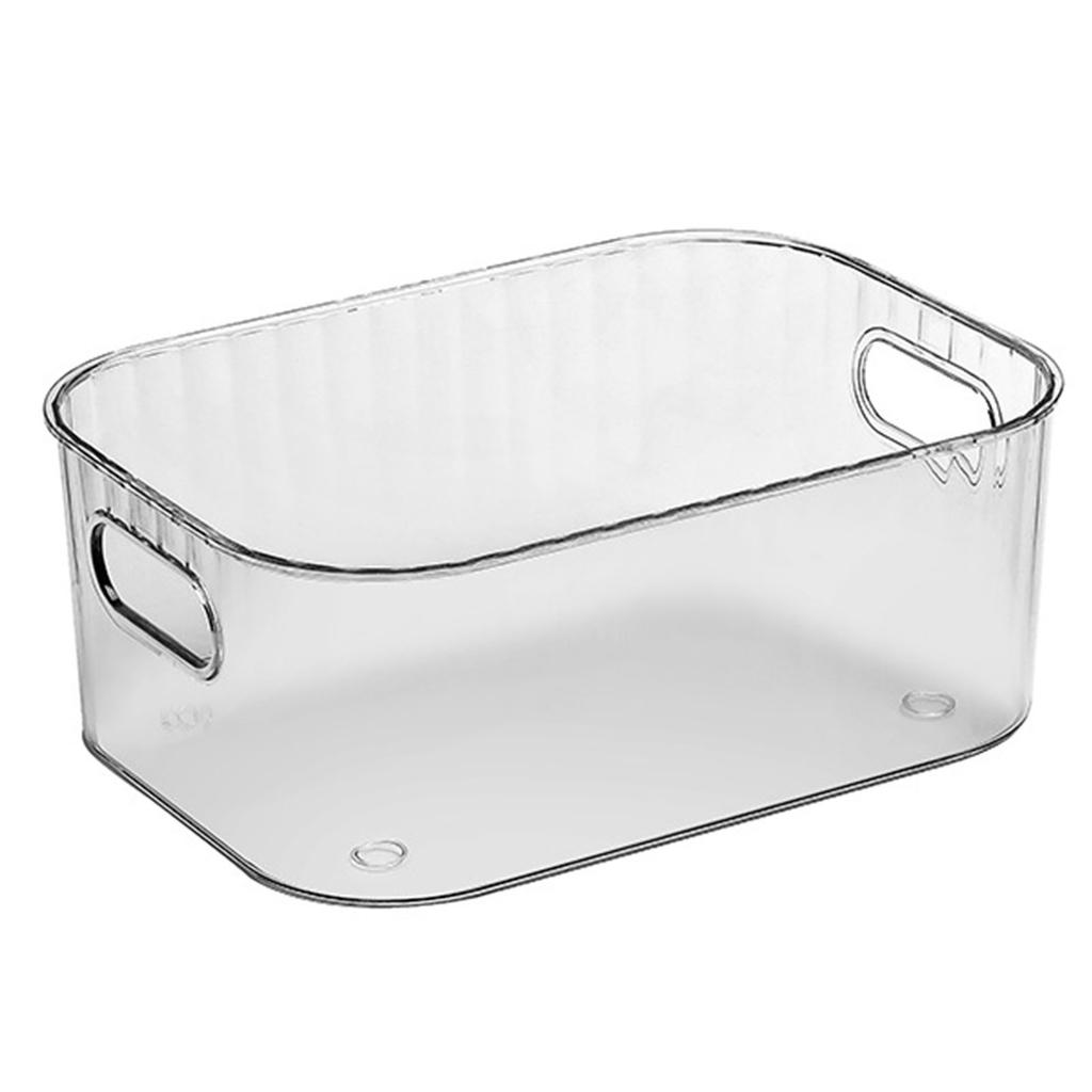 Desk Cosmetic Makeup Bathroom Vanity Storage Box Great for Cosmetics Skincare Lipsticks Nail Care