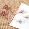 Cute Flower Push P, 30Pcs Aesthetic Thumb Tacks with Rust-Proof Metal Tips for Cork Bulletin Board, Photo Walls, Office & Home Decor