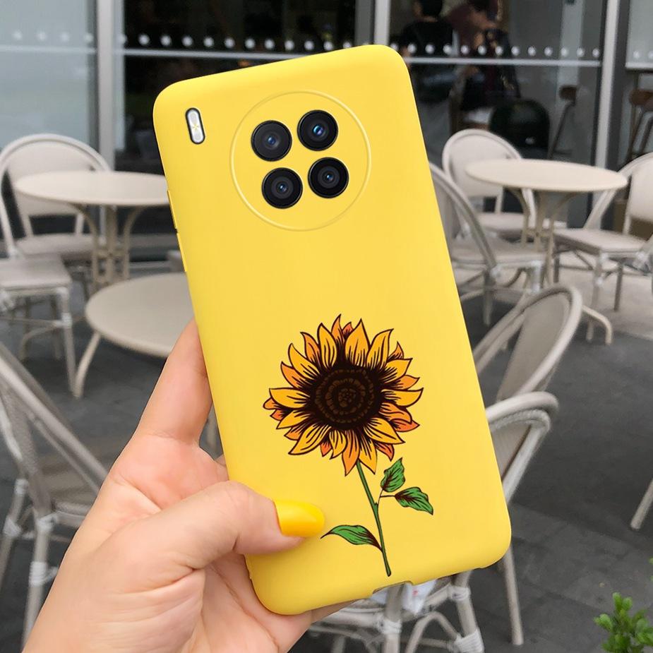 Stylish Silicone Case For Honor 50 Lite Case Soft Slim Phone Back Cover For Huawei Honor50 Lite Cases Honor 50Lite Coques Fundas