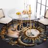 Starry Night Dream: Celestial Art PrintRound Non-Slip Chair Mat Chair Carpet for Office Rugs for Office Decor Gift For Valentine's Day Mother's Day Ha