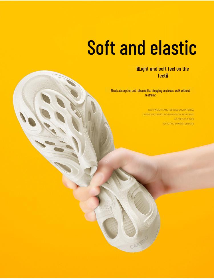 2025 Men's Breathable Summer Sandals: Outdoor & Beach Closed-Toe Flip-Flops