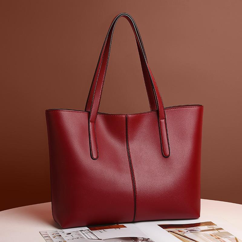 Premium Commuter Big Bag Autumn and Winter New Trendy Large Capacity Simple Handbag Tote Bag Shoulder Messenger Bag