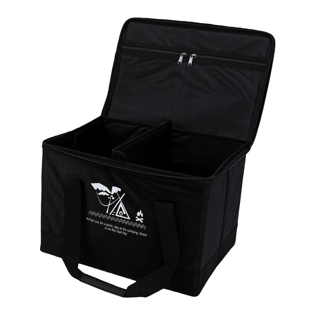30L Camping Storage Bag Rainproof Heavy Duty Foldable Organizer for Outdoor Cookware Car Trunk