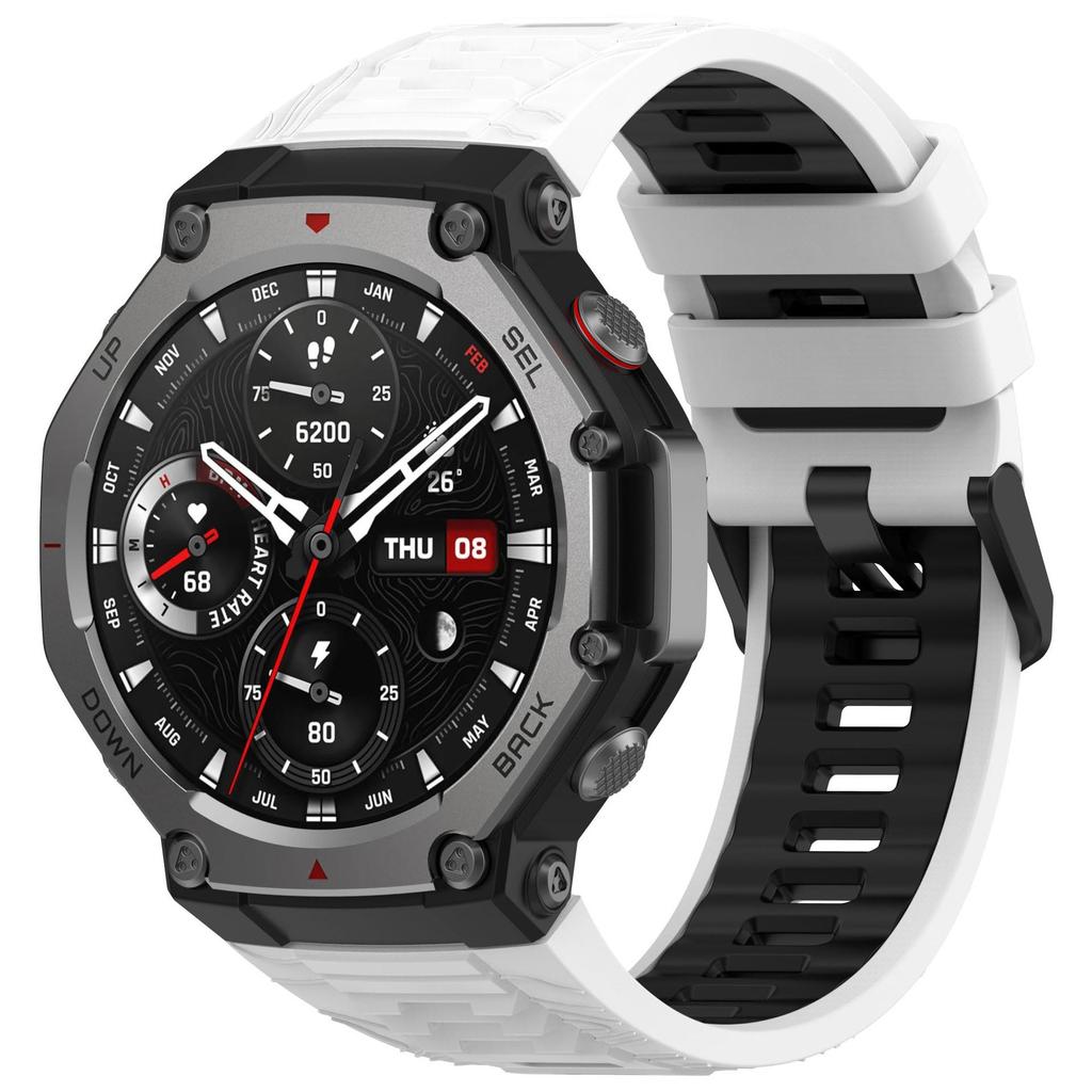 Compatible Huami Amazfit T-Rex3 Two-Tone Sports Silicone Watch Band
