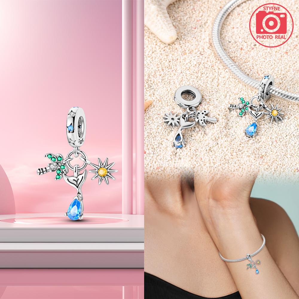 Copper Charms Starfish Crab Pearl Pendant For Dangle Pendant Bead Jewelry Beads  New Gifts For Women