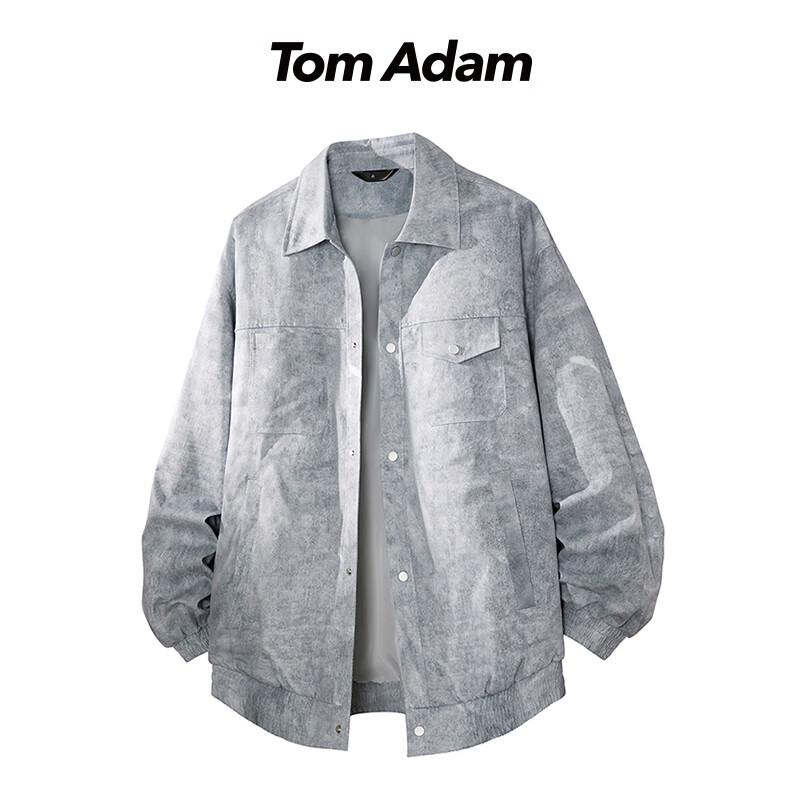 TOM ADAM 2025 Autumn Loose Fit Tie-Dye Workwear Jacket