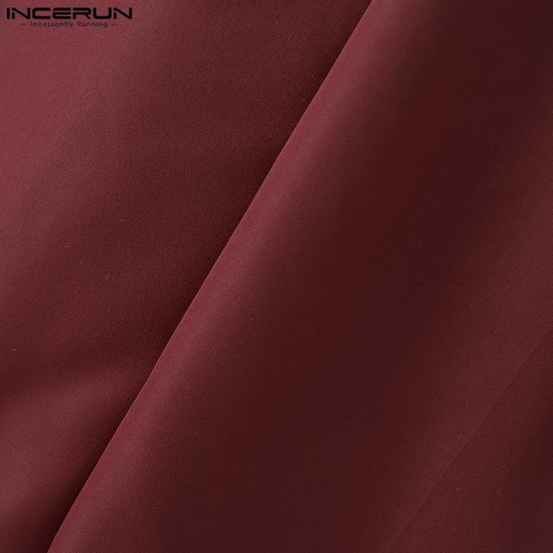 INCERUN Men Summer Adjustable Suspenders Long Strap Jumpsuits Overalls Pants