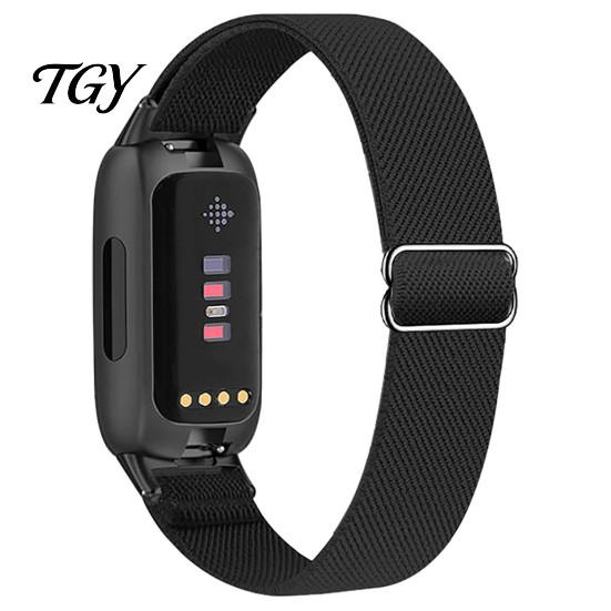 Lightweight Replacement Wrist Strap Elastic Nylon Watch Bands for Fitbit Inspire 3, Adjustable Quick Release Band Breathable Woven Sports Wristband