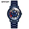 Sanda Meilleure Vente 1088 Montre pour Adolescent: Personnalisé, Cadran Rotatif 3D, Tendance, Quartz Étanche.