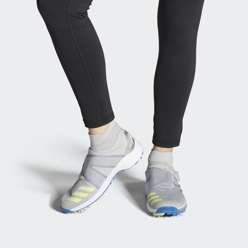 Adidas ZG21 Protective Cushioning Mid-Top Running Shoes Women Running Shoes Smoke-Gray FZ2189
