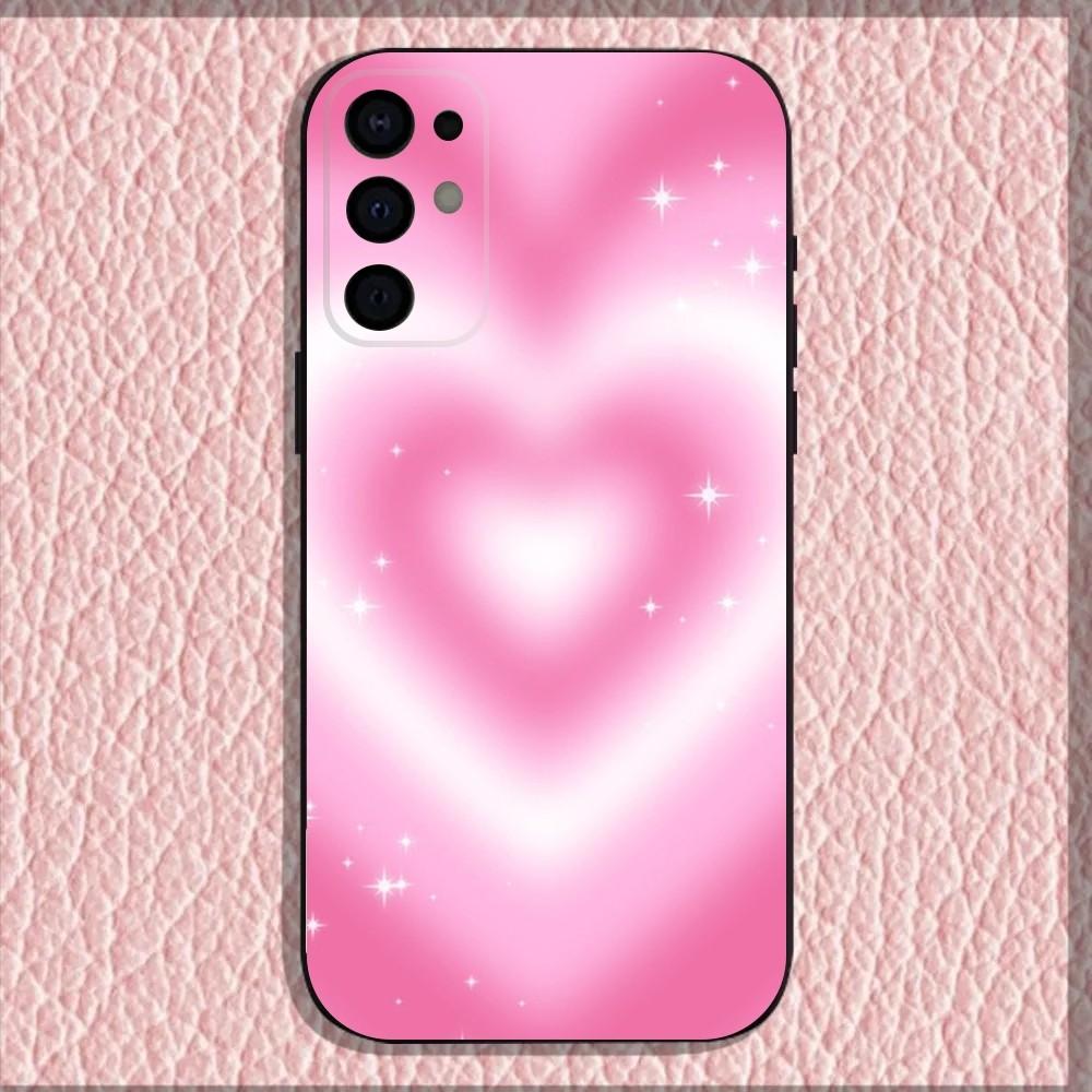 

Cute Love pink Phone Case For Samsung S25,S24,S21,S22,S23,S30,Ultra,S20,Plus,Fe,Lite,Note,10,9,5G Black Cover Samsung S105G