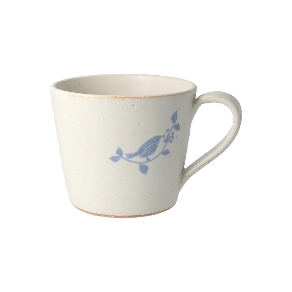 

Showa Izawa Corporation Earthenware Bluebird Mug, Fruits, Size Approx. 8.9 H7.6 (115511)