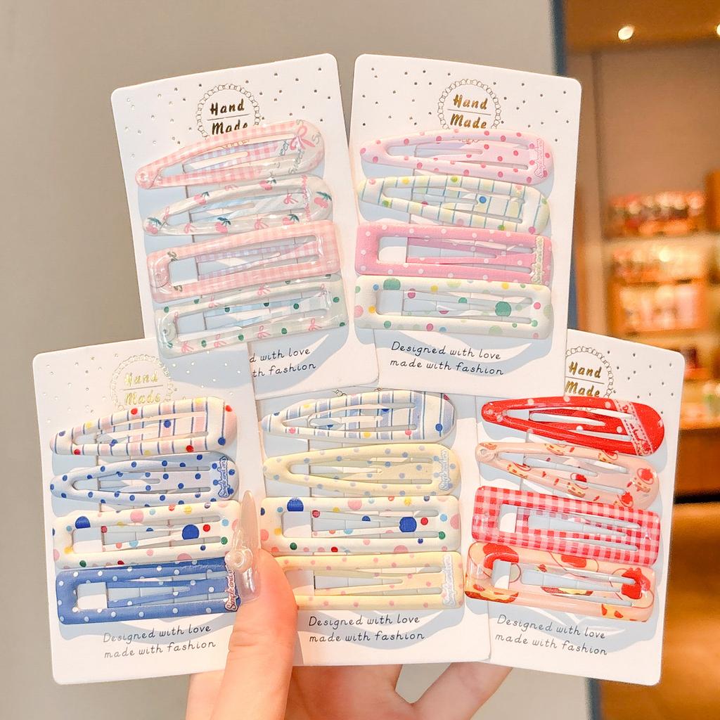 Cute Crystal Baby Hair Clip for Little Girls-Japan & Korean Style Colorful Side Bang & Back-of-Head Clips