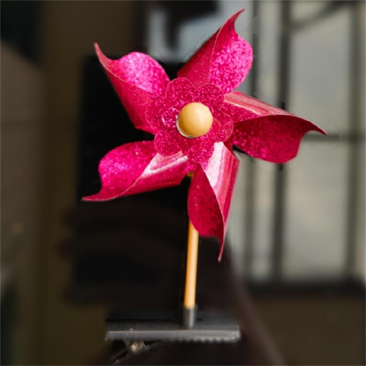 Y2k 90s Aesthetic Colorful Windmill Hairpin for Children Charm Sweet Hair Clip