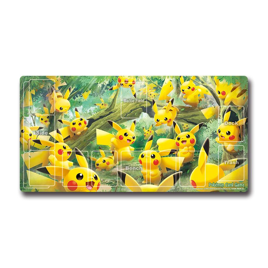 Diy PTCG Roztomilá rodinka Pikachu Ohnivý Charizard Pokemon Podložka na hraní Voděodolná podložka na stůl