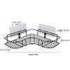 No-Drill Bathroom Corner Shelf, Wall-Mounted Storage Rack for Toilets, Washstands, and Dormitories