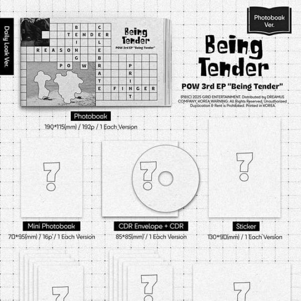 (VORBESTELLEN) POW - [BEING TENDER] 3. Album FOTOBUCH