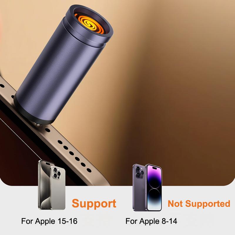 Type C Mini Lighter Blow-To-Ignite Auto Shut-Off For Air Travel Outdoor No Battery No Flame Portable Safety Lighter Adapter