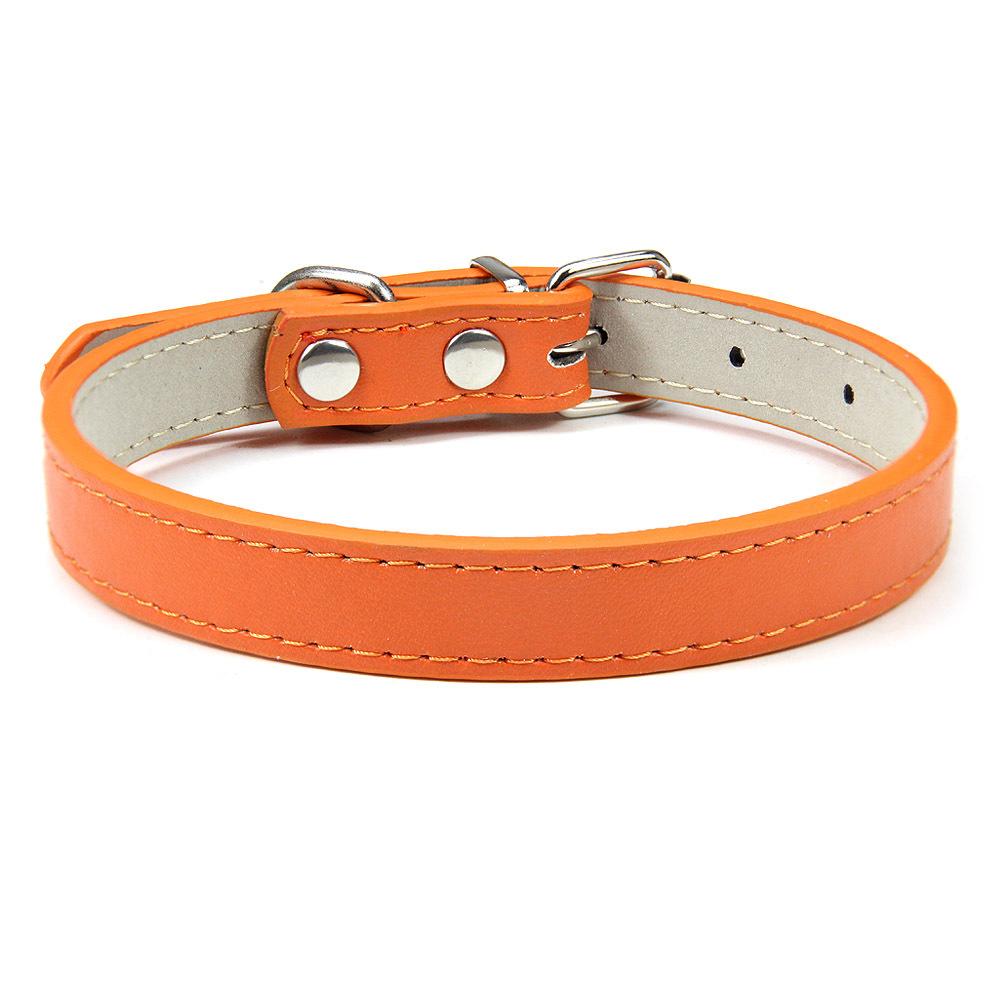 Strictly selected PU leather collar small and medium dog collar 2024 pet collar accessories cat collar