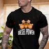 Diesel Power Grafik T-Shirt Herren und Damen Sommer Kurzarm Motorrad Radsport Top