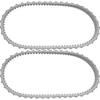 2 Pack Rcx23002 Aquavac Tiger Shark Drive Belt For Hayward Aquavac Tiger Shark (plus And Qc) And Sharkvac Pool Cleaner