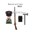 Medieval Military Soldier Figures Napoleon MOC Building Blocks Cavalry Weapons Shield Armor Cannon Militia Cowboy Toys Gift Z013