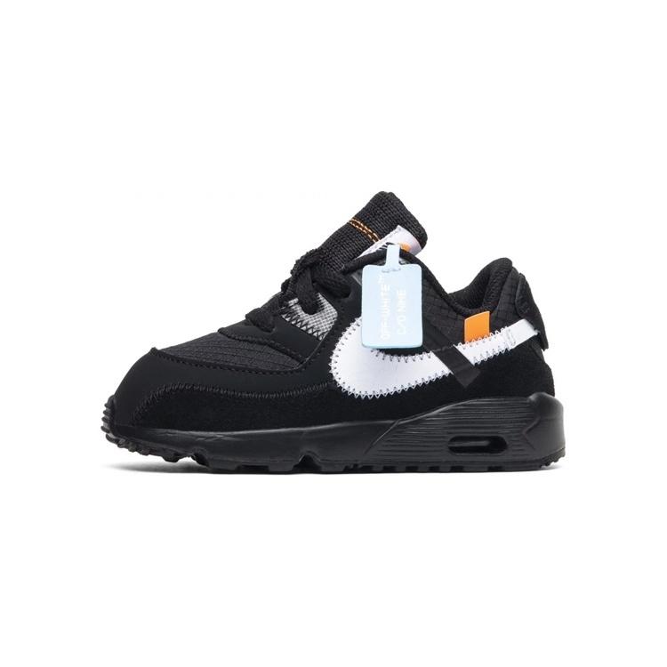 (TD) Nike x Off-White Air Max 90  Black  Baby BV0852-001 EU 18.5