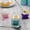 Silicone EggCup Holders Drying Egg Storage Rack Food Grade Boiler Egg Poacher Cups Bracket for Kitchen Breakfast Cooking Tools