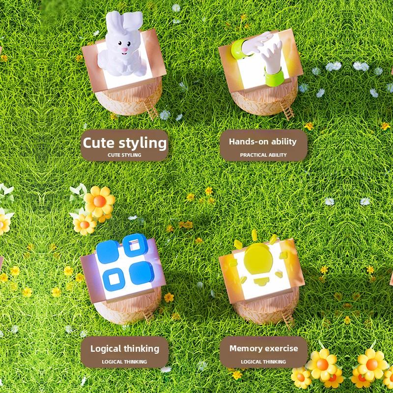 Children's Animal Switch Box Educational Toy for Cognitive and Finger Dexterity Training