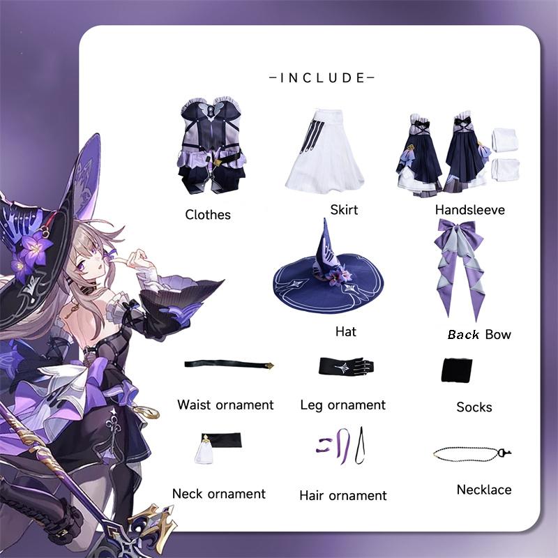 

Honkai Star Rail Великая Герта Костюм для косплея Гениальное общество #83 Герта Женское платье Хэллоуин Карнавальный костюм для вечеринки XXL