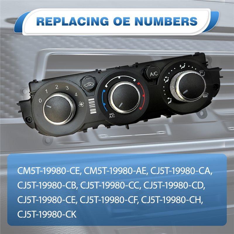 CM5T-19980-AE A C Climate Control Module Panel For Ford Focus 2.0L Escape 1.6L 2.0L 2.5L L4 Engines- CJ5T-19980-CB