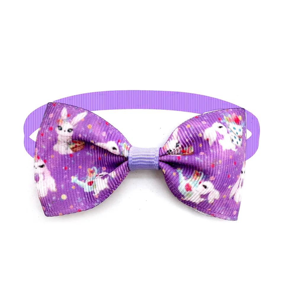 50/100pcs Easter Pet Dog Bow Ties Small Dog Bow Ties Collar Pet Dog Puppy Neckties Holiday Pet Grooming Accessories