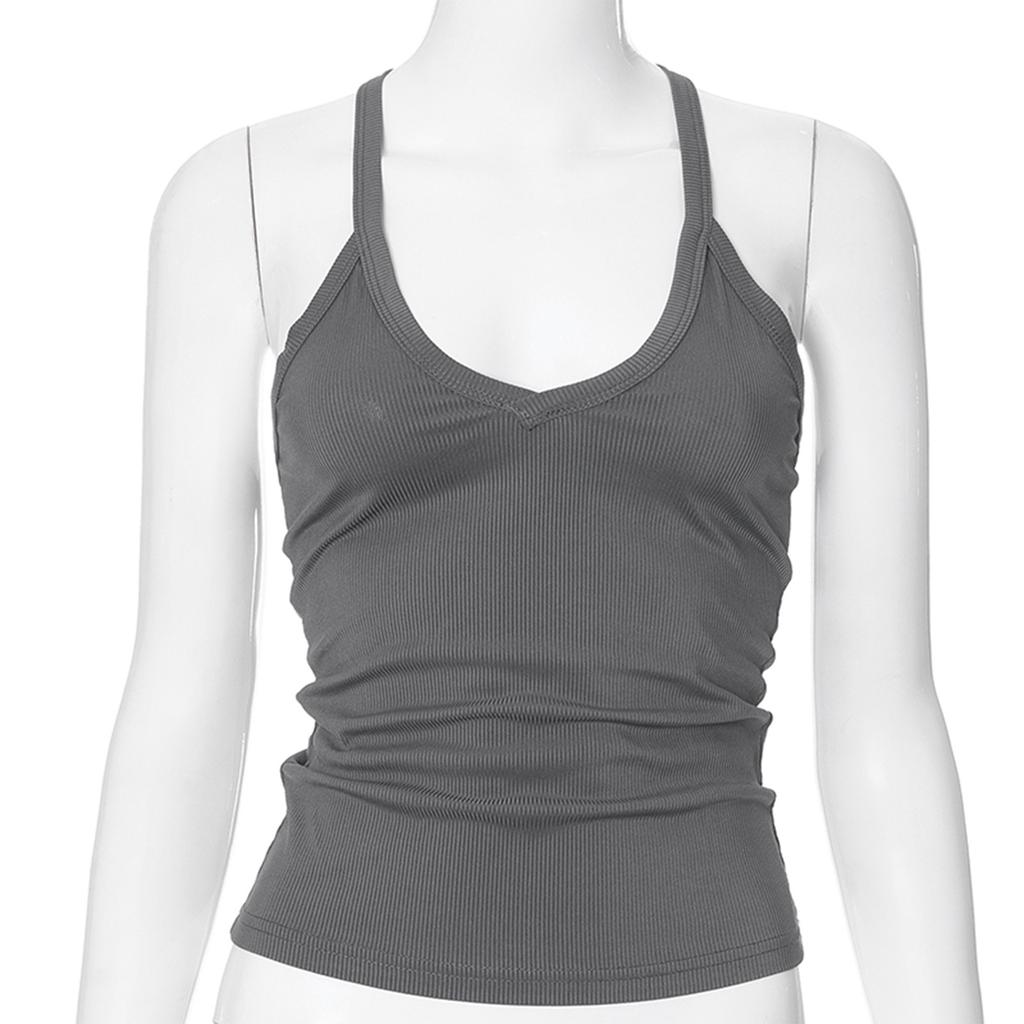 Cămăși fără mâneci de vară, de bază, sexy, pentru femei