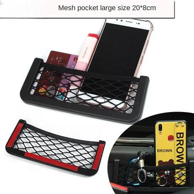 Auto Rücken Netz Gepäck Sitz Gummiband Netz Klettverschluss Universal Aufbewahrungstasche Tasche Käfig Auto Organizer Sitz Rücken Tasche Einfache Installation