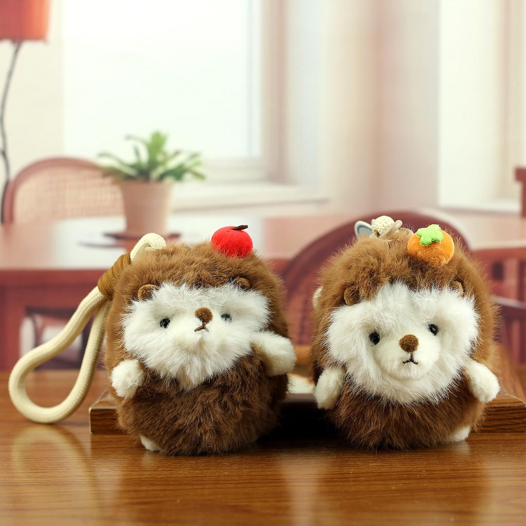 Plush Hamster Keychain With Pp Cotton Filling For Gift Or Bag Decor
