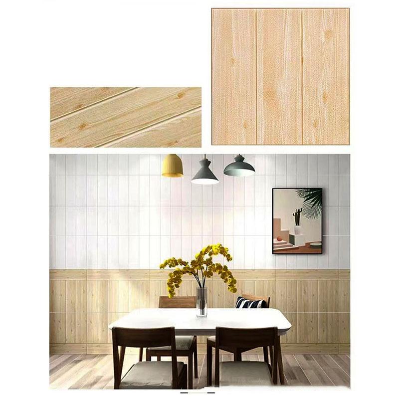 5/10/15 3D Holzmaserung Selbstklebende Wandaufkleber Kleine Größe 35x35cm Abziehen und Aufkleben Wasserdichte Wanddekoration für Schlafzimmer Wohnzimmer Heimwerker