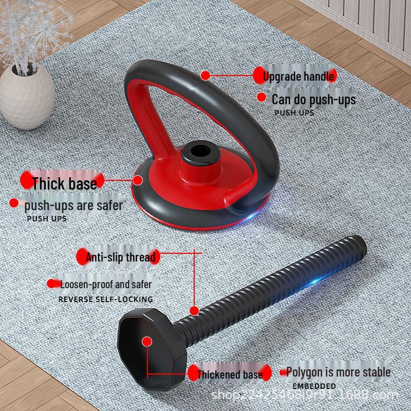 Adjustable Kettlebell Handle & Dumbbell Stand for Home Fitness