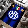 Tappeto con Stemma Inter Milan Stampa Artistica Adatto a Tutte le Stagioni Arte Moda Decorazione per Dormitorio