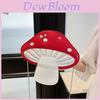 Mushroom Shape Pu Mini Crossbody Bag With Zipper Pocket For Daily Casual Wear