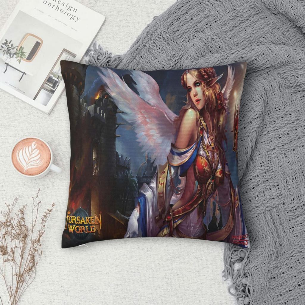 Warm Living Room Forsakens World Video Gamedecor Pillowcase Merch Pillow Covers Square Multi Size