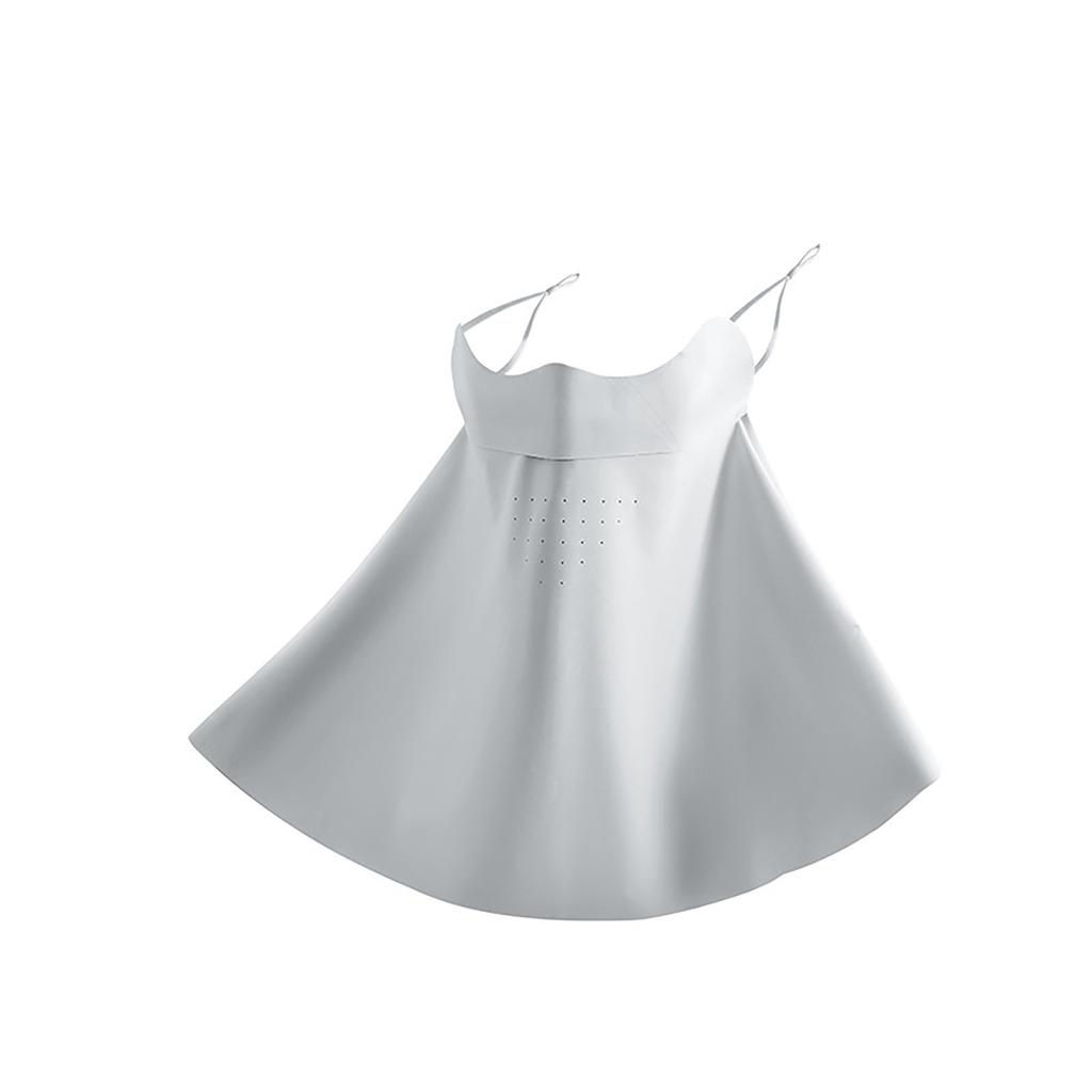 Breathable Sun Protection Face Mask Cover Lightweight Soft Fabric Adjustable Ear Loops UV Shield Outdoor Use