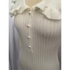 Women's Ruffle Hem Knit Dress, French Style Vintage Inspired Sweater Dress with Flounce Detail, Elegant A-Line Dress for Daily & Date Night