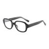 Black Plain Glasses Round Computer Glasses Pc Frame Women Men Anti Blue Light Oval Eyewear Blocking Optical Spectacle Eyeglasses