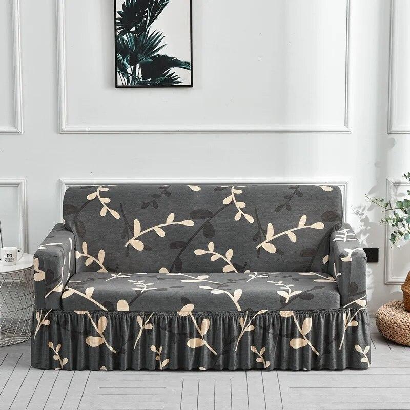 

Эластичная юбка, чехлы на диван для гостиной, эластичные чехлы для дивана, чехол для дивана, стула, дивана, домашний декор, большой размер 350 см S ( AF-90-140cm)1pc