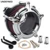 Air Cleaner Filter Intake For Harley Twin Cam EVO Dyna Softail FXST Touring Road King Street Glide 1993-1999 Motorcycle Clear