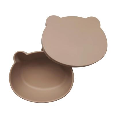 Regalo Baby Baby Easy To Teddy Bowl Bear-shaped Tableware, Silicone, Dishwasher-safe, Microwave-safe, Plate, Bowl, Food, Meal, Toddler, Cute, Scoop,