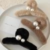 Plush Puppy Hair Clips Women Korean  Simple Hairpin Elegant Girls Shark Clip Hair Accessories